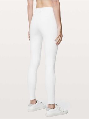 Lululemon Women’s Wunder Under HR Tight 28” *F Luxtreme White Size 6